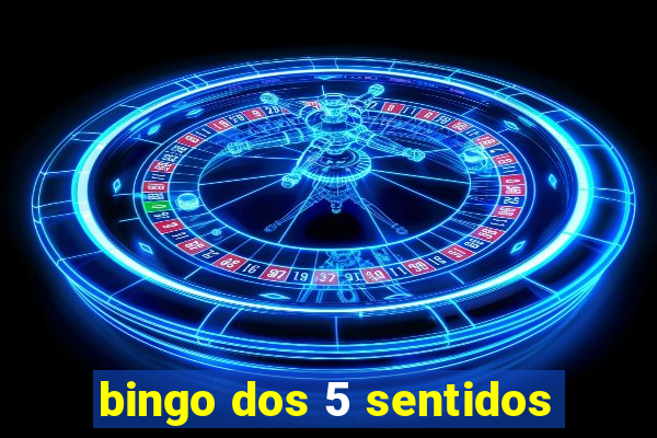 bingo dos 5 sentidos